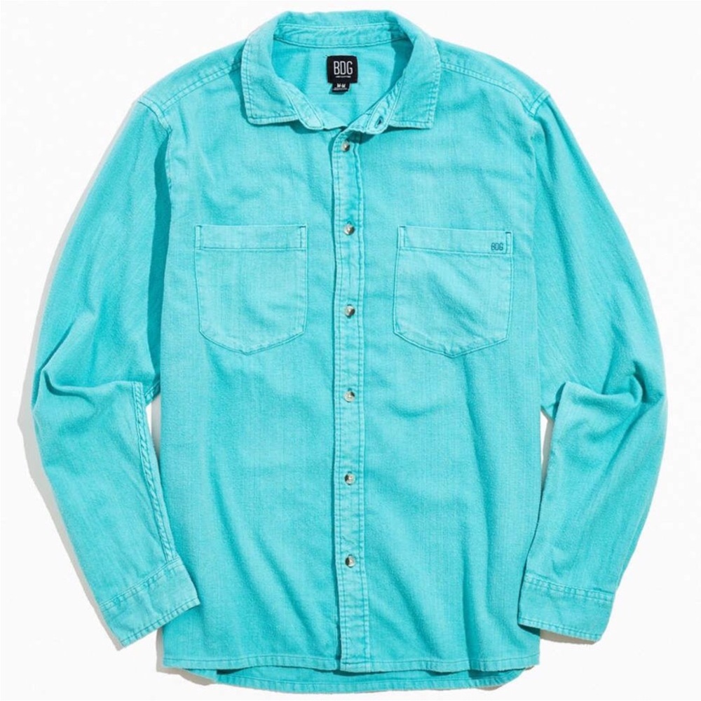 BDG urban outfitters washed flannel nwt mens size medium
